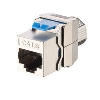 Connecteur Keystone RJ45 Cat6a UTP STP sans outil, nouvelle arrivée, accessoire réseau à 180 degrés