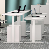 Meilleure vente, Style occidental, cadre de bureau mentale à moteur unique, hauteur réglable, levage de haut en bas, bureau électrique debout