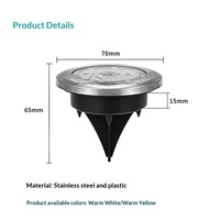 Lampe de jardin solaire à LED, étanche IP44, style plante, avec batterie intégrée, à brancher dans le sol, certifiée CE