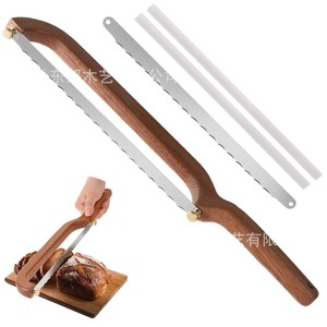 Cuchillo para pan de madera con hoja de acero inoxidable de 8-9.9 pulgadas, duradero para hornear y uso en la cocina - Product Image 5