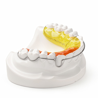 Oral Begg Wrap Around Retainer Diş Modeli Ortodontik Tedavi Sonrası Diş Aralıklarını Kapatır Diş Hekimliği Okulu Eğitim Öğretim Aracı