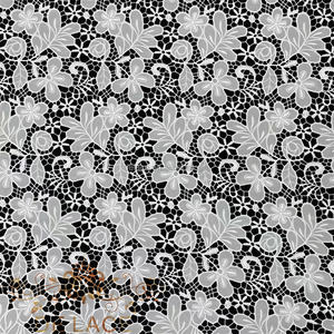 Vestido de Novia DELACE WM, Tela de Encaje Calado, Nuevo Diseño, Encaje con Flores Bordadas, Vestido de Novia de Encaje - Product Image 3