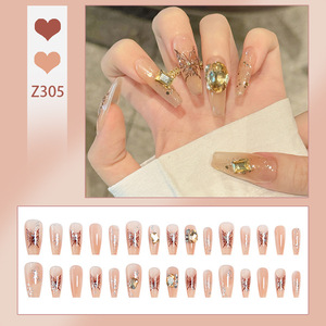 Vente en gros d'usine, plusieurs styles de faux ongles en acrylique, amovibles et réutilisables, livraison rapide dans le monde entier - Product Image 2