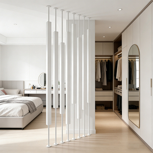 <span class=keywords><strong>Divisori</strong></span> <span class=keywords><strong>per</strong></span> <span class=keywords><strong>Ambienti</strong></span> Moderni in Metallo Rivestito a Forma di Colonna, Decorazione Domestica, Parete Divisoria Interna in Acciaio Inossidabile - Product Image 6