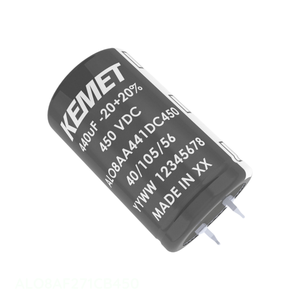 ตัวเก็บประจุแบบกดเข้ารูรุ่น ALO8AF271CB450 ยี่ห้อ Manufacturer Channel ชนิด CAP ALUM 105C ความจุ 270uF แรงดัน 450VDC - Product Image 1