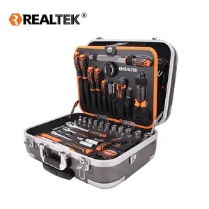 Realtek Easily Use Sturdy Firm Combination Wrench Sockets 123pcs Hand Tools Set For Mechanics