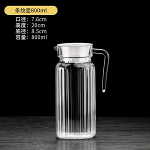 Cafetière automatique en <span class=keywords><strong>verre</strong></span> écologique 800 ml, style classique, revêtement anti-corrosion, compatible eau bouillante, vente en gros - Product Image 3