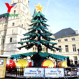 Manège d'extérieur de haute qualité sur le thème de l'arbre de Noël pour parc d'attractions familial, avion à commande autonome à <span class=keywords><strong>vendre</strong></span> - Product Image 6