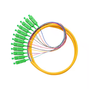 Tùy chỉnh chiều dài 12-core sợi quang vá <span class=keywords><strong>SC</strong></span> APC <span class=keywords><strong>UPC</strong></span> SM <span class=keywords><strong>mm</strong></span> g652d trong nhà/ngoài trời Bím Tóc cho 3G/4G/5G mạng Wi-Fi 20km bảo hiểm - Product Image 4