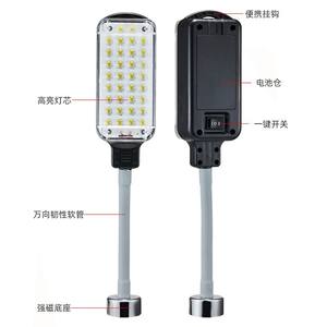 Lampe <span class=keywords><strong>de</strong></span> secours rechargeable à main avec base magnétique, lampe <span class=keywords><strong>de</strong></span> travail LED COB pour réparation automobile avec <span class=keywords><strong>crochet</strong></span> - Product Image 1