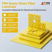 Panneau en époxy FR4 jaune résistant à la chaleur, haute résistance, ignifuge V-0, feuille laminée en fibre de verre, isolation électrique