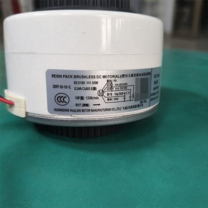 ZKFP-50-10-1L มอเตอร์ดีซีไร้แปรงถ่านแบบเรซิ่นแพ็ค 50W 310V สำหรับใช้ภายในเครื่องปรับอากาศ - Product Image 1