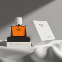 Bouteilles de parfum au design moderne Forme ovale 50ml 60ml Parfums en cristal Bouteille vide Bouteille de parfum de luxe personnalisée avec boîte d'emballage