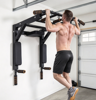 Barre de traction murale en acier pour entraînement à domicile, capacité 300 lbs