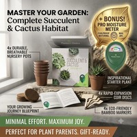 Pots de pépinière, étiquettes pour plantes, hydromètre pour le sol, accessoires de jardinage extérieur, kit de germination pour herbes et semis