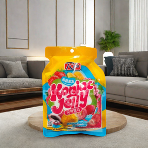 Malaysia-Made Healthy Fruity Konjac Jelly Snacks Zero-Calorie Sugar-Free Pudding Colouring-Free Packaged in Sachets and Bags - Product Image 2