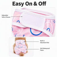 Pantalones Impermeables para Perros Hembras 2026, Bragas Sanitarias Anti-Copulación, Ropa Interior Lavable y Reutilizable para el Período