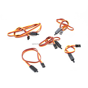 Удлинительный кабель для сервоприводов RC-моделей AM-2002-1/2/3/4/5/6/7/8/9/10H JR с крючком, коричневый/красный/оранжевый, плоские провода - Product Image 4