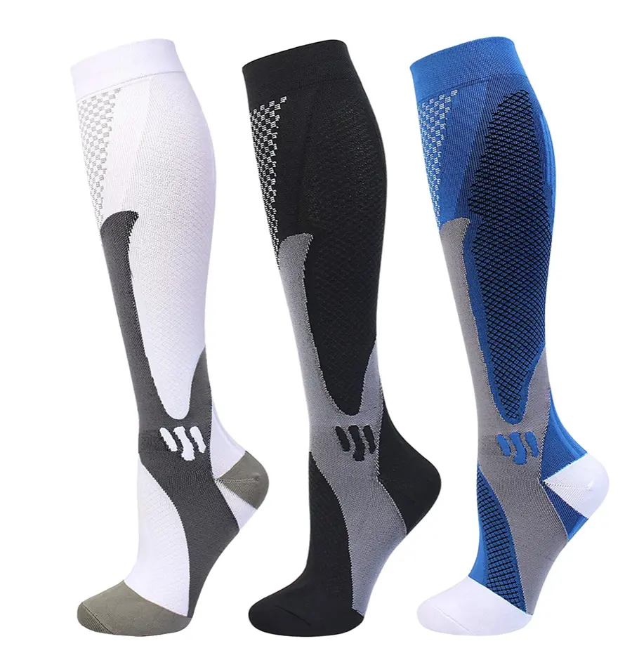 Breathable Compression stockings Running basketball football socks Nylon Anti-swelling stretch Outdoor sports compression socks