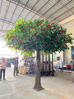 Kunstmatige Grote Boom Grote Appelbomen Gigantische Faux Vruchten Boom Voor Super Markt En Huisdecoratie