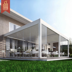 Toldo de jardín <span class=keywords><strong>4x3</strong></span> DE Metal motorizado impermeable Kits de persianas de aluminio bioclimático Sistema de <span class=keywords><strong>techo</strong></span> de pérgola para exteriores Pérgola - Product Image 3