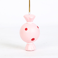 Nouvel Ornement de Noël en Mousse Façonné à la Main de Haute Qualité en Forme de Bonbon, Décoration Intérieure Festive, Accent Sucré pour les Fêtes, Neopoly