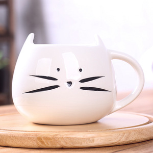 Ly sứ đen trắng 3D, ly cà phê dễ thương, nhà cung cấp ly cà phê, đồ gốm - Product Image 2