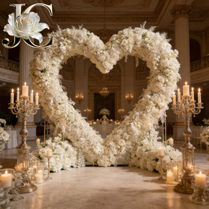 Panel de Pared de <span class=keywords><strong>Flores</strong></span> Artificiales de Seda Hechas a Mano, Económicas, para Decoración de Bodas, Fondo Nórdico Moderno para el Hogar - Product Image 1