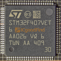 STM32F407VET6 pour Cortex M4 32 bits MCU-ICGOODFIND Original Contrôle Industriel IoT Développement Embarqué