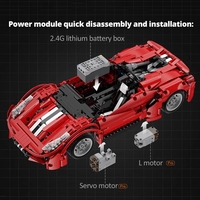 CADA Speed Cowboy Super Racing Car Model Compatible Technic MOC RC Control remoto Building Blocks Ladrillos Juguetes Regalos