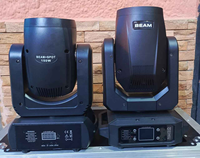 Ensemble de 2 flight cases SFR pour projecteur à tête mobile DMX512, spot à faisceau LED RGBW 200W, lumière annulaire IP33 pour scène, club, mariage