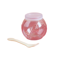 Pot cosmétique de crème glacée d'emballage de soins de la peau de Cosmet en plastique de 160ml 210ml avec la base de pp pour la nourriture et l'utilisation de gâteau