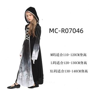 Disfraz de Princesa Esqueleto Mágico para Niñas de Halloween, Traje de Fantasía para Bebés, Disfraz para Actuaciones Escénicas 4ourcostumes - Product Image 2