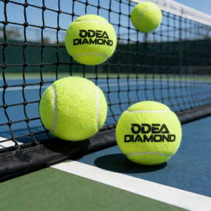 Balles <span class=keywords><strong>de</strong></span> <span class=keywords><strong>tennis</strong></span> sans pression 2026 ODEA DIAMOND 57% Laine, approuvées ITF, durables, <span class=keywords><strong>seau</strong></span> portable <span class=keywords><strong>de</strong></span> 72 balles, balles d'entraînement - Product Image 3