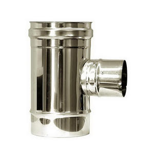 Raccords de tuyaux de fumée à connexion en T réduite DN 140 disponibles dans d'autres diamètres - Product Image 1