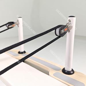 Reformador de Casa de aleación de aluminio comercial Ins, máquina de <span class=keywords><strong>Pilates</strong></span>, <span class=keywords><strong>cama</strong></span> central de entrenamiento, ejercicio de Fitness, reformador de <span class=keywords><strong>Pilates</strong></span> para estudio de Yoga - Product Image 4