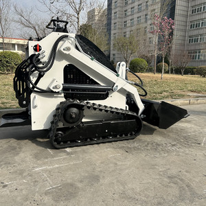 TOHO-Minicargadora frontal pequeña para jardín con motor EPA, cargadora de ruedas única con componentes de núcleo de motor - Product Image 5