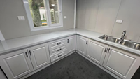 Maison conteneur modulaire préfabriquée extensible 2-3 chambres, extérieure, 20ft 40ft, portable, maisonnette temporaire extensible