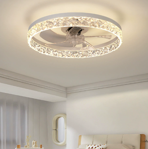 Light Luxury <strong>Ceiling</strong> Fan Lamp Simple Invisible Bedroom Dining Room Living Room Children's Room Fan Lamp - Product Image 5