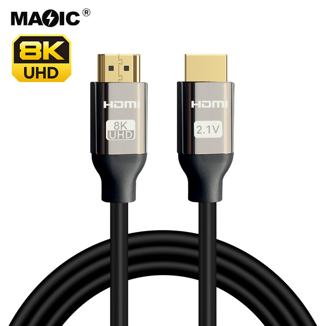 Custom Logo Design Ultra High Speed 48Gbps 8K 60Hz Premium HDMI Cable with for Laptop Monitor PS5 PS4 Xbox One