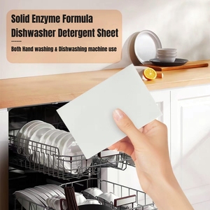 SINOLEKA Umweltfreundliche Frische-Zitronen Feste Protease-Enzym Geschirrspülertabs für 32 Waschladungen All-in-One - Product Image 5