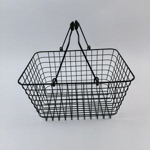 रचनात्मक nordic आयत मिनी लोहा पर्यावरण के अनुकूल बहुक्रियाशील शॉपिंग कार्ट मॉडल कॉस्मेटिक उपकरण भंडारण टोकरी अनुकूलित - Product Image 1