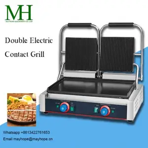 Khách sạn nhà hàng nhà bếp thép không gỉ Teppanyaki thương mại BBQ gas điện Nhật Bản Teppanyaki tấm vỉ nướng