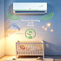 Climatiseur mural hybride AC/DC à onduleur T3 Tropical, alimenté par énergie solaire, pour refroidissement en climat chaud extrême (58°C), fonctionnement stable