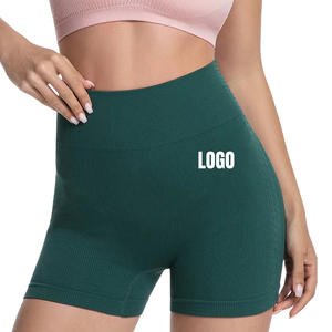 Shorts de sport respirants à séchage rapide, sans coutures, pour la course et l'entraînement, avec contrôle du ventre, taille haute et effet push-up pour femmes - Grande <span class=keywords><strong>Vente</strong></span> - Product Image 4