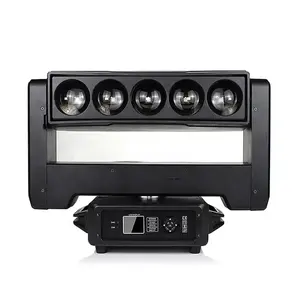 Dj lights ATG moving head light five fingers 5 eyes 60W beam light KTV bar dyed scanning spotlight with strobe LED moving head l