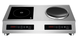 Quemadores dobles de alta potencia para Cocina Rápida, 7000W, Cocina de Inducción comercial para restaurante/hotel/ buffet, calentador, modelo ALP-C05D - Product Image 2