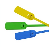 Sceaux de sécurité numérotés en plastique anti-effraction pour conteneurs, vêtements et logistique avec logo personnalisé
