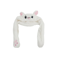 55CM ou personnalisé design mignon animal chapeau en peluche douce écharpe et chapeau avec jouet en peluche
