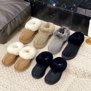 JY ULOGO <strong>Women's</strong> Casual Winter <strong>Fur-Lined</strong> Thick-Soled Versatile Comfort Sheepskin Snow <strong>Boots</strong> for Women - Product Image 1